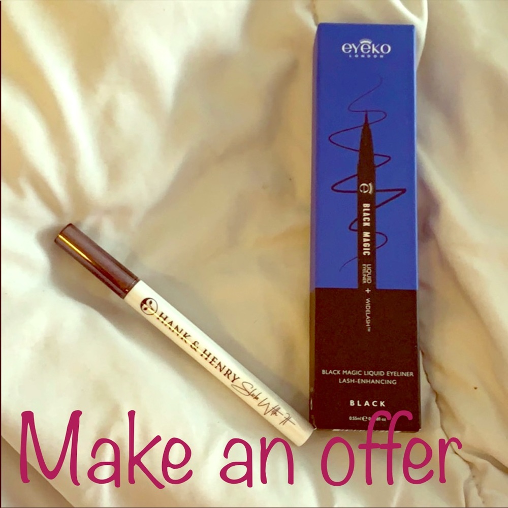 Eyeko London Black eyeliner and Hank and Henry